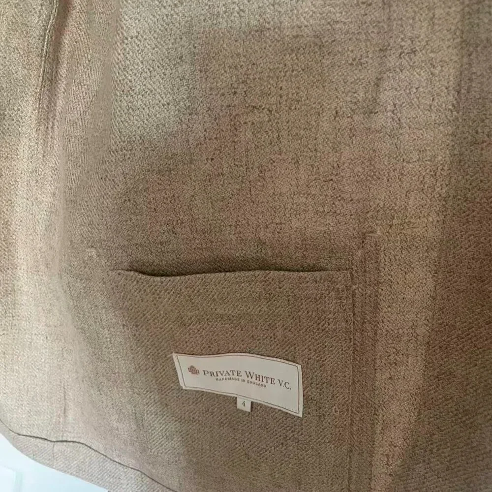 Private White V.C. The Linen Shacket - Size 4 - Picture 5 of 6